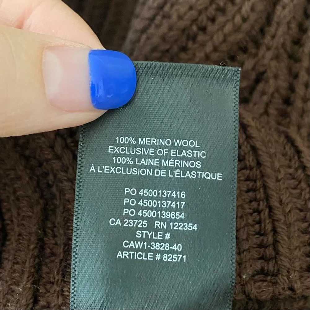 Aritzia Babaton Guell Sweater dark brown - Picture 8 of 8